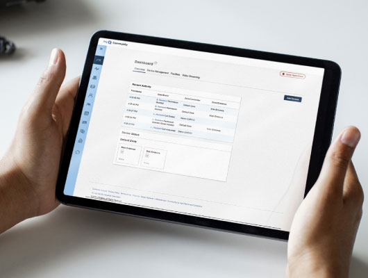 management of gated community with MyQ connectivity
