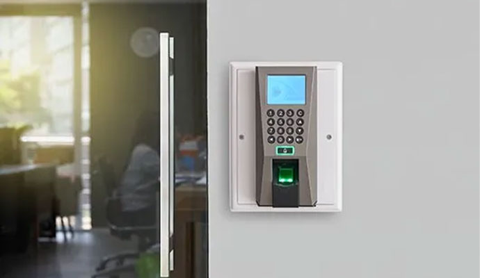 An installed access control system