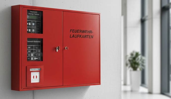 Bosch feuerwehr laufkarten fire alarm control panel