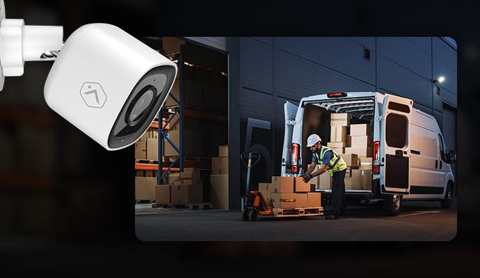 Night vision camera setup