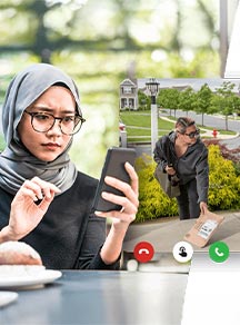 Outdoor camera demonstration