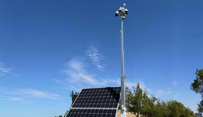 Outdoor mobile surveillance units