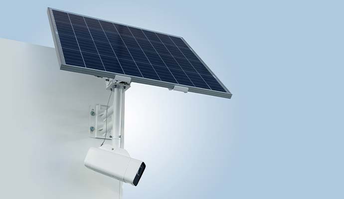 Outdoor wireless solar camera