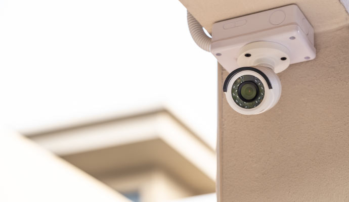 security camera in municipality building