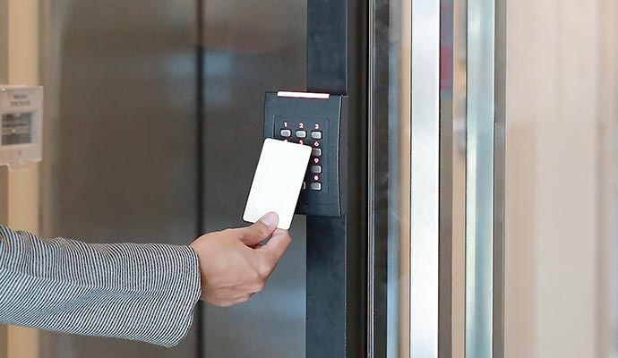Touchless entry system for secure access