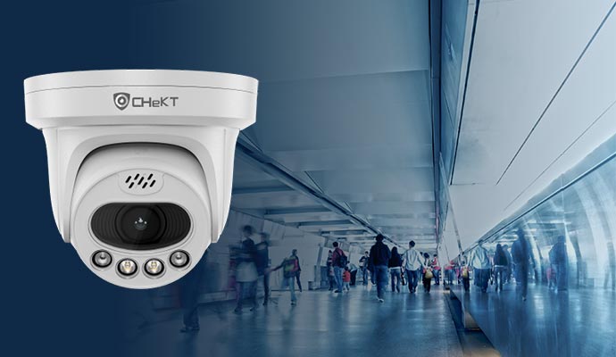 A CHEKT security camera