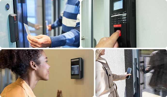 Different types of access control system