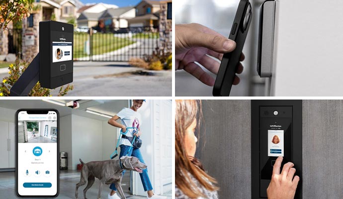 Collage of smart access control