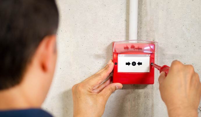 Expertise installing fire alarm