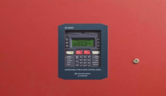 Addressable fire alarm control panel