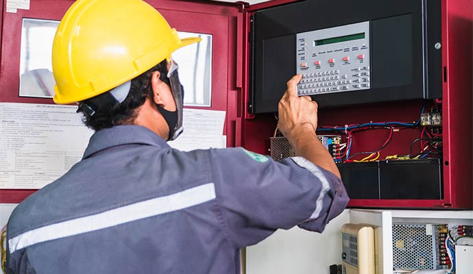 Professional fire alarm monitoring service