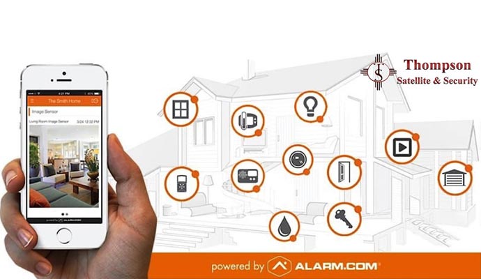 Illustration of home automation system