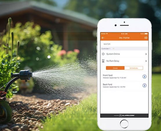 App controlled smart irrigation system