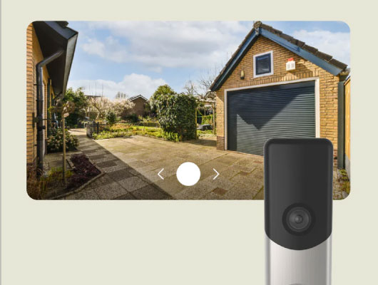 Skybell doorbell camera veiw
