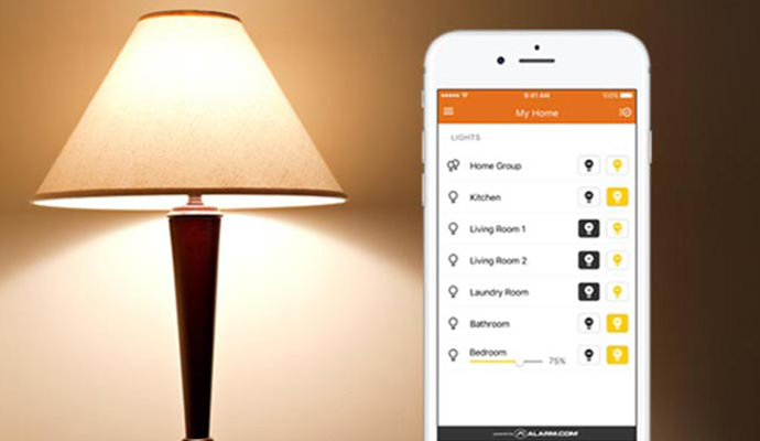smart-phone  app controlled lighting system