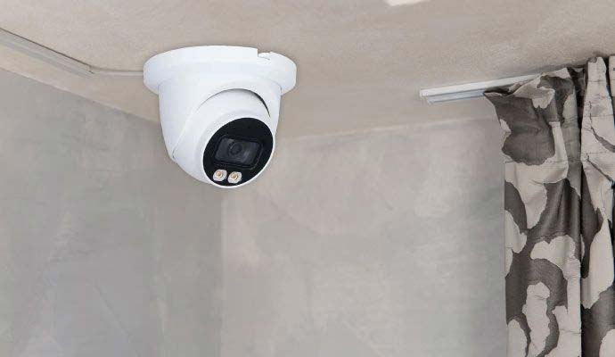 Home security camera for property monitoring Home security camera for property monitoring