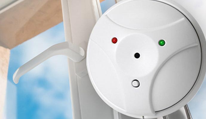 Glass break detector installation