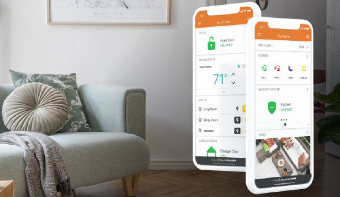 smart app controlled home security