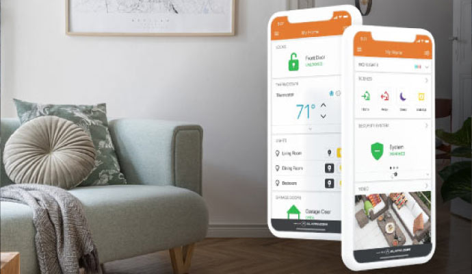 smart app controlled security system
