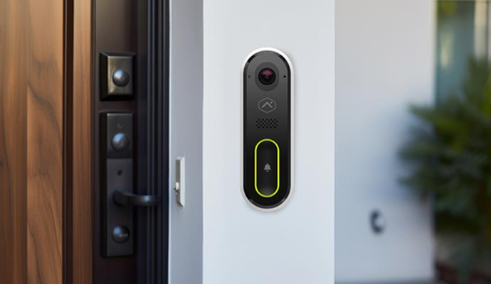 Newly installed video doorbell