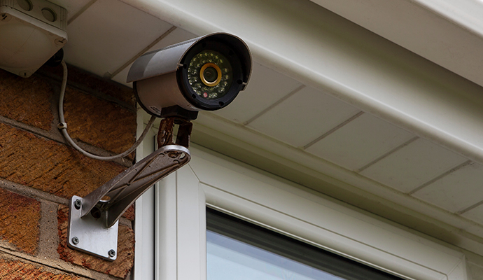 Wired security camera
