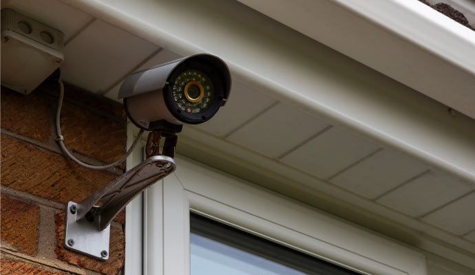 Wired security camera
