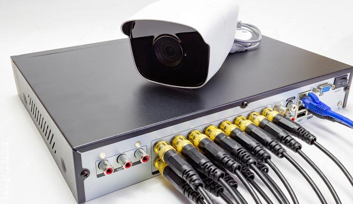 NVR security camera setup