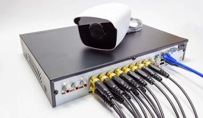 Network video recorder NVR system with camera