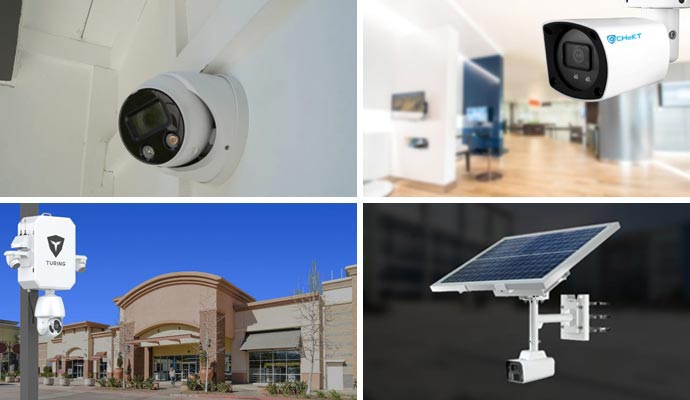 Collage of different advanced camera models