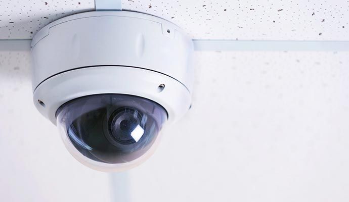 Installed PTZ camera