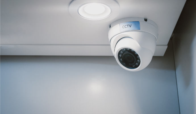 Installed panoramic camera