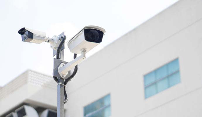 Outdoor security cameras