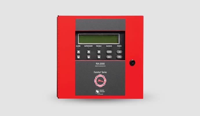 Silent Knight Farenhyt Series RA-2000 remote annunciator fire alarm control panel