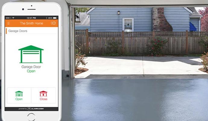 Smart garage door opener