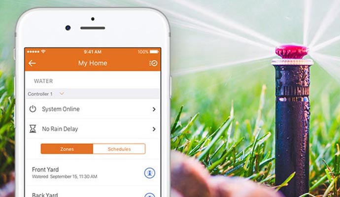 Smart app controlled irrigation system