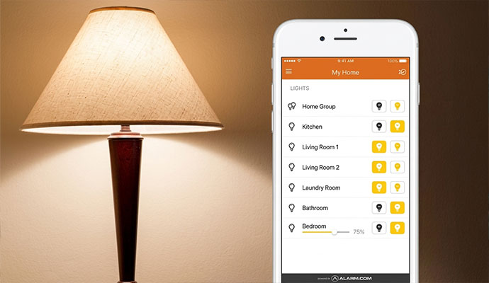 Smart lighting control for home automation