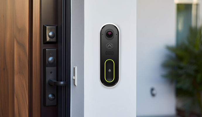 Smart video doorbell camera