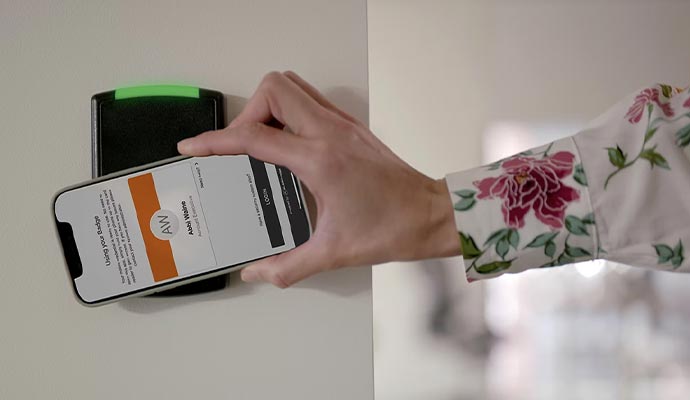 Smartphone nfc access control