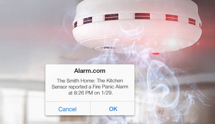 Smoke detection notification