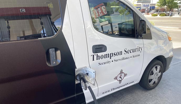 Thompson Security service van