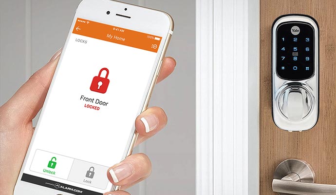 Installed touchless door system